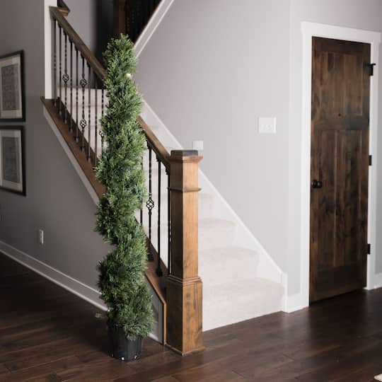 6ft. Potted Green Cedar Spiral Tree